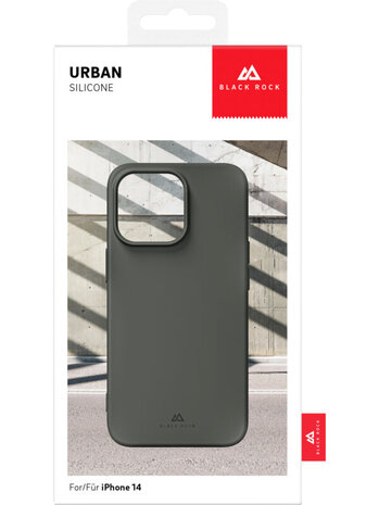 Black Rock Urban Case Cover Voor Apple IPhone 14 Donkergrijs