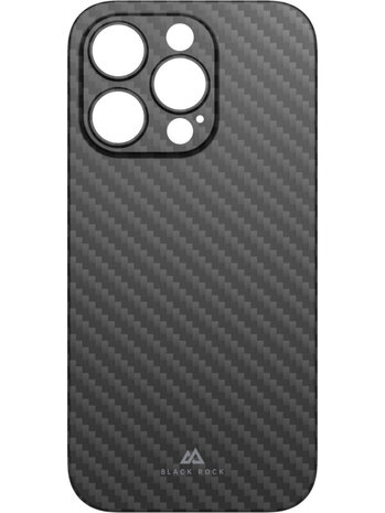 Black Rock Ultra Thin Iced Cover Voor Apple IPhone 14 Pro Zwart/Carbon