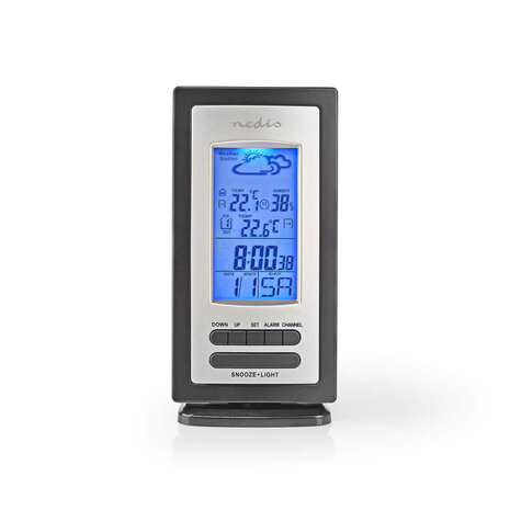 Nedis WEST201GY Weerstation Alarm Hygrometer Buitensensor