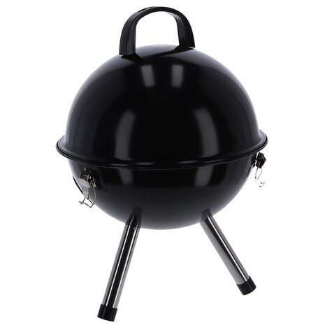 BBQ Kogelbarbecue 32 cm Zwart