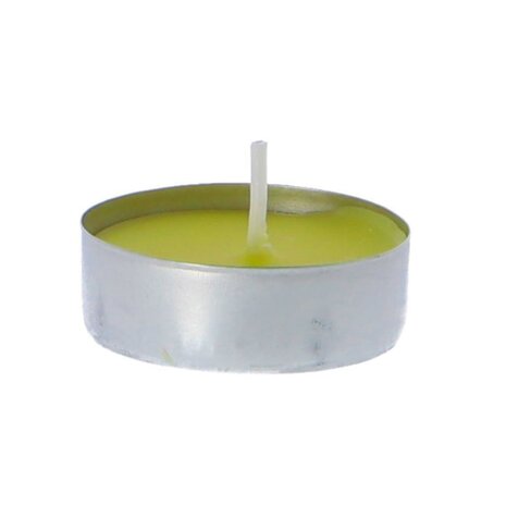 Geurtheelichten Citronella 4 uur 18 Stuks