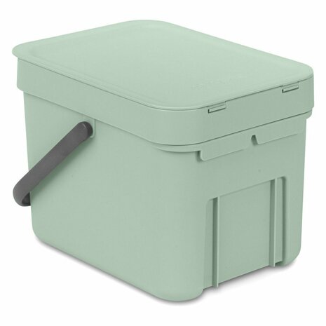 Brabantia Sort & Go Afvalemmer 6L Jade Groen