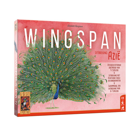 999 Games Wingspan Uitbreiding Azië