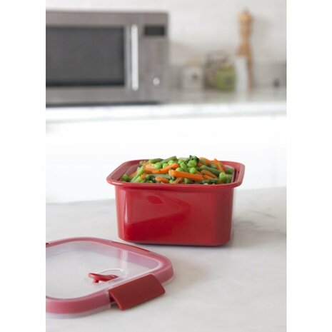 Curver Microwave Eco Steamer Stoomtray 1.1L Rood