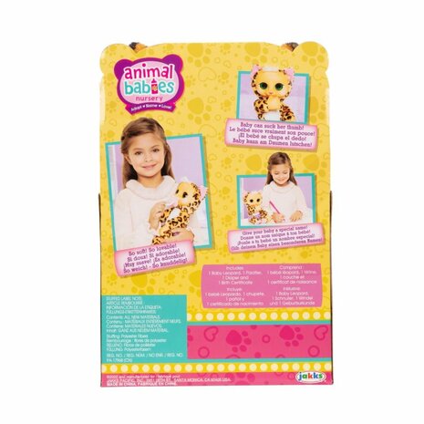 Jakks Animal Babies Luipaard + Geluid