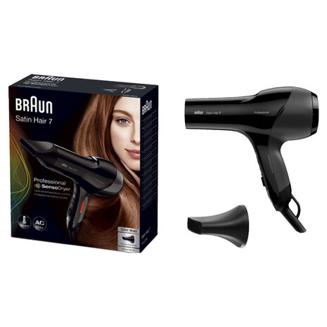 Braun HD780 Satin Hair 7 SensoDryer Haardroger 2000W Zwart