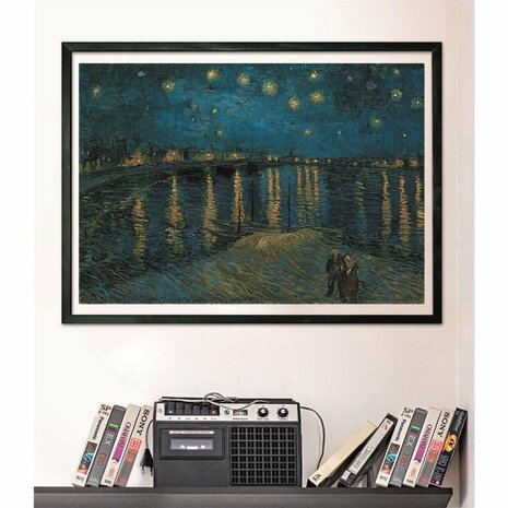Clementoni Museum Collection Puzzel Van Gogh Starry Night 1000 Stukjes + Poster
