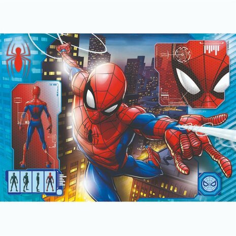 Clementoni Supercolor Puzzel Spiderman 2x60 Stukjes