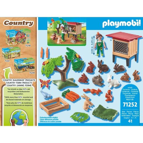 Playmobil 71252 Country Konijnenhok