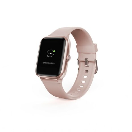 Hama Smartwatch Fit Watch 5910 GPS Waterdicht Hartslag Calorieën Rosé