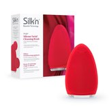 Silk'n F81PE1001 Elektrische Siliconen Gezichtsreiniger Rood_