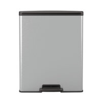 Curver Decobin Pedaalemmer 65L Zilver Metallic