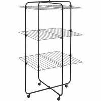 Metaltex Dijon Droogrek 3 Etage 33 m 64x72x123 cm Zwart