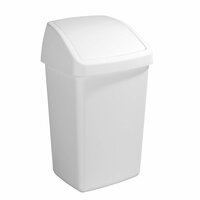 Sunware Delta Prullenbak Met Swingdeksel 50l Wit