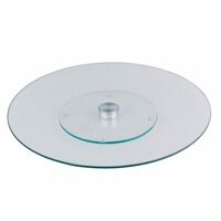 Lazy Susan Glazen Draaibare Serveerschaal 30 cm Transparant