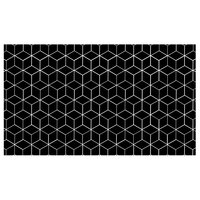 Scanpart Inductie Beschermmat 90x52 cm Zwart/Siliconen